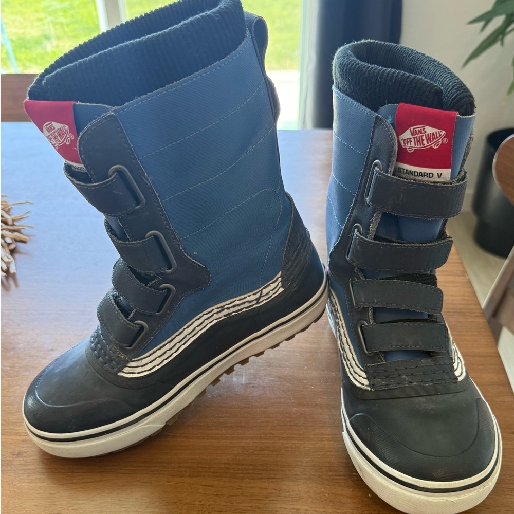 Vans Kids Navy and Black Snow Boots